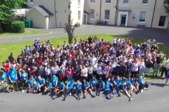 Large youth group